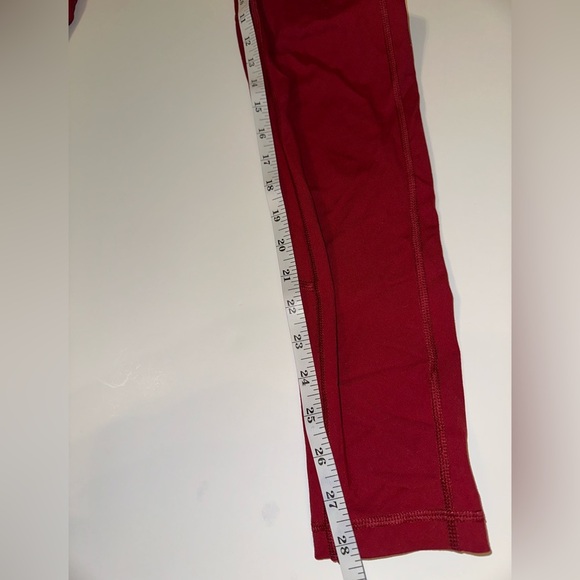 Victoria’s Secret Knockout Tight Leggings Women’s Small Pink Red Pockets - Picture 6 of 7